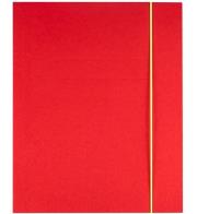 Opakowanie Teczka z gumką A4 Kreativ czerwona (10szt) GRAND