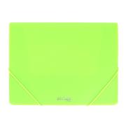 Opakowanie Teczka z gumką A4 PP neon zielona STRIGO