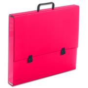 Opakowanie Teczka z rączką A3 wąska 2 cm Penmate róż malinowy