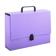 Opakowanie Teczka z rączką A4  10 cm Penmate 10 fioletowa pastelowa