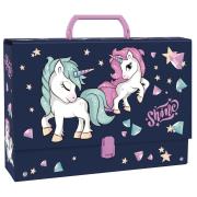 Opakowanie Teczka z rączką gruba Jednorożec 14