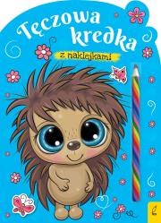 Okładka książki Tęczowa kredka Jeż