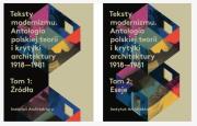 Teksty modernizmu T.1-2. Autor: red. Dorota Jędruch, Dzbeńska-Karpińska Marta, red. Dorota Leśniak-Rychlak. Dadada.pl Okładka książki Teksty modernizmu T.1-2