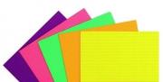 Opakowanie Tektura falista kolorowa fluo 25x35cm 10 arkuszy