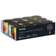 Temperówka metalowa podwójna pojemnik (12szt). Wydawca: Berlingo. Dadada.pl Opakowanie Temperówka metalowa podwójna pojemnik (12szt)