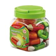 Opakowanie Temperówka plastikowa z gumką Twist pojed. (24szt)