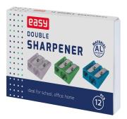 Temperówka podwójna alu (12szt) EASY. Wydawca: Easy Stationery. Dadada.pl Opakowanie Temperówka podwójna alu (12szt) EASY