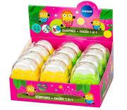 Opakowanie Temperówka z gumką i pojemnikiem Potworek (12szt)