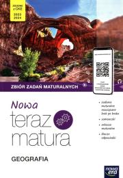 Teraz matura Geografia. Zb. zad. ZR 2022 NE. Autor: Violetta Feliniak, Mateusz Gański, Waldemar Silic. Dadada.pl Okładka książki Teraz matura Geografia. Zb. zad. ZR 2022 NE