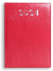 Opakowanie Terminarz 2024 A5 dzienny Milano - czerwony