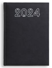 Opakowanie Terminarz 2024 A5 dzienny Standard - czarny