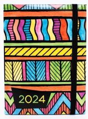 Opakowanie Terminarz 2024 tygodniowy A6 Lakier MIX