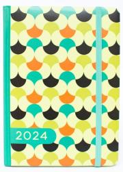 Opakowanie Terminarz 2024 tygodniowy B6+ kwiaty MIX