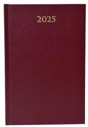 Opakowanie Terminarz 2025 dzienny B6 Divas bordowy