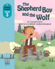 The Shepherd Boy and The Wolf + CD-ROM. Autor: H.Q. Mitchell. Marileni Malkogianni. Dadada.pl Okładka książki The Shepherd Boy and The Wolf + CD-ROM