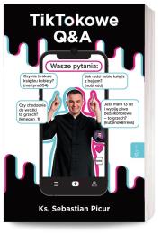 Tiktokowe O&A. Autor: Sebastian Picur. Dadada.pl Okładka książki Tiktokowe O&A