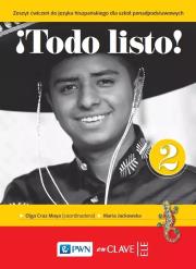 Todo listo! 2. Zeszyt ćwiczeń. Autor: Olga Cruz Moya, Maria Jackowska. Dadada.pl Okładka książki Todo listo! 2. Zeszyt ćwiczeń