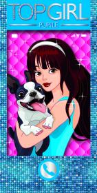 Okładka książki Top Girl Pupile. Książeczka telefon