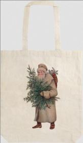 Opakowanie Torba bawełniana STBAG 57 Święta Gwiazdor/Mikołaj