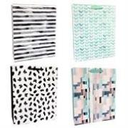 Opakowanie Torba prezentowa 18x23cm Pasy, Piksele mix