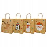 Opakowanie Torba prezentowa 32x42cm Kraft mix