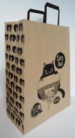 Opakowanie Torebka Kraft 320x420 XXL kot i mysz FRESH