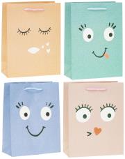 Opakowanie Torebka Lux z brokatem duża mix ROZETTE