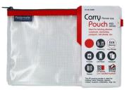 Opakowanie Torebka na zamek 24x17cm Mesh Eva czerwona