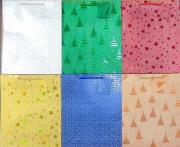 Torebka ozdobna brokat złocona Święta PL-6 średnia. Wydawca: Panorama. Dadada.pl Opakowanie Torebka ozdobna brokat złocona Święta PL-6 średnia