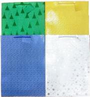 Torebka ozdobna brokat złocona Święta PL-9 duza. Wydawca: Panorama. Dadada.pl Opakowanie Torebka ozdobna brokat złocona Święta PL-9 duza