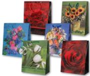 Opakowanie Torebka ozdobna laminowana PL-2 mała kwiaty