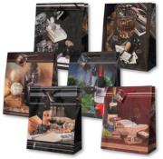 Opakowanie Torebka ozdobna laminowana PL-6 średnia męskie