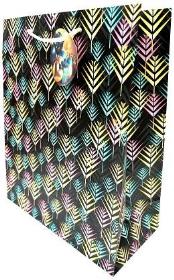 Opakowanie Torebka ozdobna matowa 26x32x12cm palmy GB23147