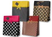 Opakowanie Torebka ozdobna z kokardą PL-6K średnia MIX