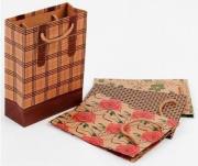 Opakowanie Torebka papierowa Craft mała Ornament MIX