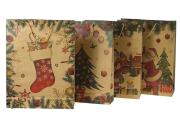 Opakowanie Torebka prezentowa z motywem świątecznym MIX