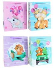 Opakowanie Torebka upominkowa 3D brokat JYWK 007 M