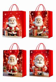 Opakowanie Torebka upominkowa L Boże Narodzenie MIX
