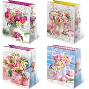 Opakowanie Torebki ozdobne XL-118 Kwiaty jasne 10 sztuk