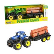 Traktor rolniczy z przyczepą z drewnem. Wydawca: Maksik. Dadada.pl Opakowanie Traktor rolniczy z przyczepą z drewnem