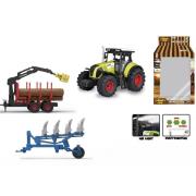 Traktor z dwiema przyczepami i dźwiękiem. Wydawca: Trifox. Dadada.pl Opakowanie Traktor z dwiema przyczepami i dźwiękiem