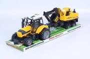 Traktor z maszyną budowlaną. Wydawca: TOYS Paweł Wojda. Dadada.pl Opakowanie Traktor z maszyną budowlaną