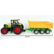 Traktor z przyczepą. Wydawca: Macyszyn Toys. Dadada.pl Opakowanie Traktor z przyczepą