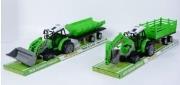 Traktor z przyczepą. Wydawca: Macyszyn Toys. Dadada.pl Opakowanie Traktor z przyczepą