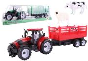 Opakowanie Traktor z przyczepą burtową i zwierzętami mix