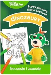 Trefliki. Koloruję i zgaduję Dinozaury. Wydawca: Trefl. Dadada.pl Opakowanie Trefliki. Koloruję i zgaduję Dinozaury