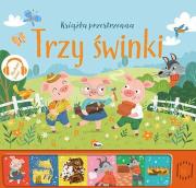 Trzy świnki. Słucham baśni. Autor: Korolkiewicz Elżbieta. Dadada.pl Okładka książki Trzy świnki. Słucham baśni
