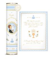 Opakowanie Tuba Pamiątka Komunijna niebieska