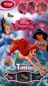 Opakowanie Tytoo Brokatowe tatuaże Disney Księżniczki