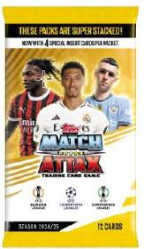 Opakowanie UEFA Champions League Match Attax 2024/25 saszetka z kartami 1szt.mix